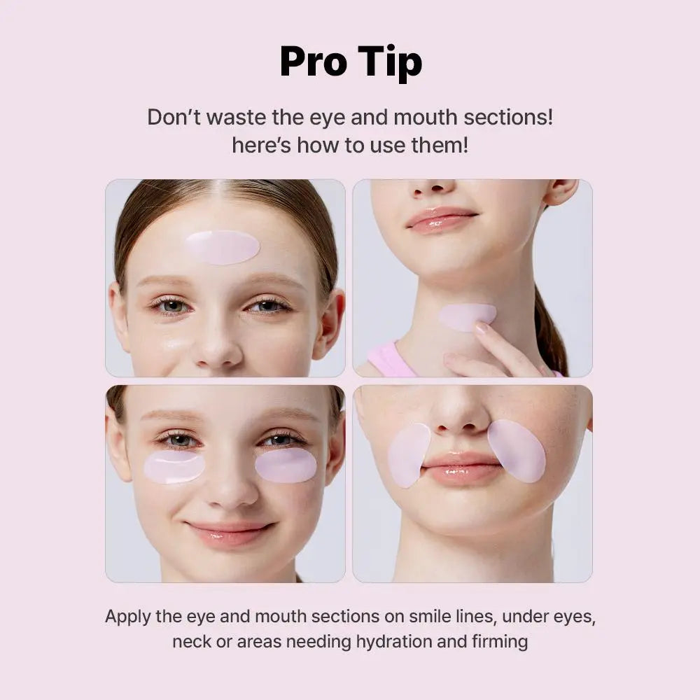 [COSRX Official] Peptide Collagen Lifting Glow Hydrogel Face Mask - Firming Beauty & Self Care Product for Glowup (1 Mask), Hydrogel Face Masks