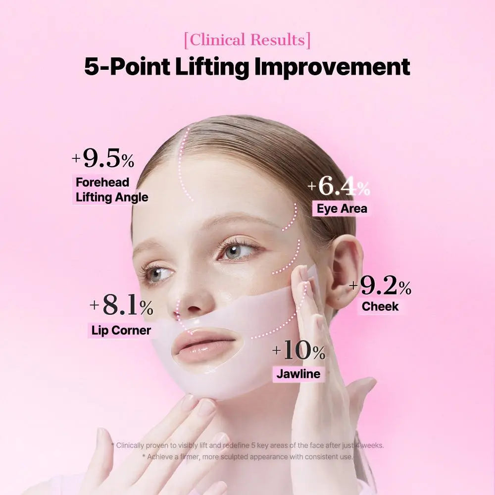 [COSRX Official] Peptide Collagen Lifting Glow Hydrogel Face Mask - Firming Beauty & Self Care Product for Glowup (1 Mask), Hydrogel Face Masks